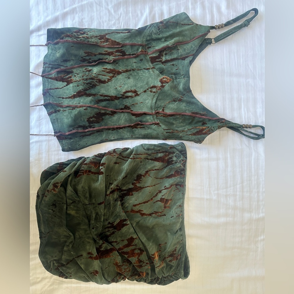 New Destiny Skirt Set - Olive Small - Picture 5 of 8